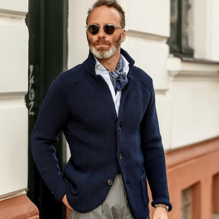 Reggie - Cardigan mit Knopfleiste