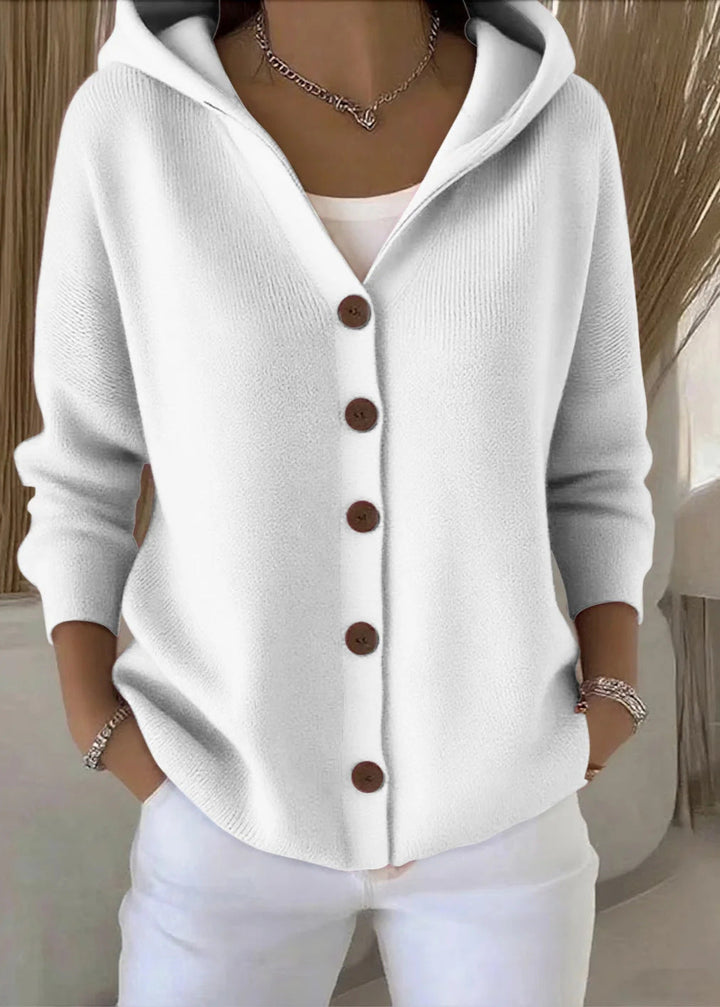 Alsira - Soft-Touch-Kapuzenstrickjacke