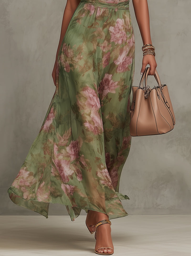 Isolde - Fließendes Neckholderkleid