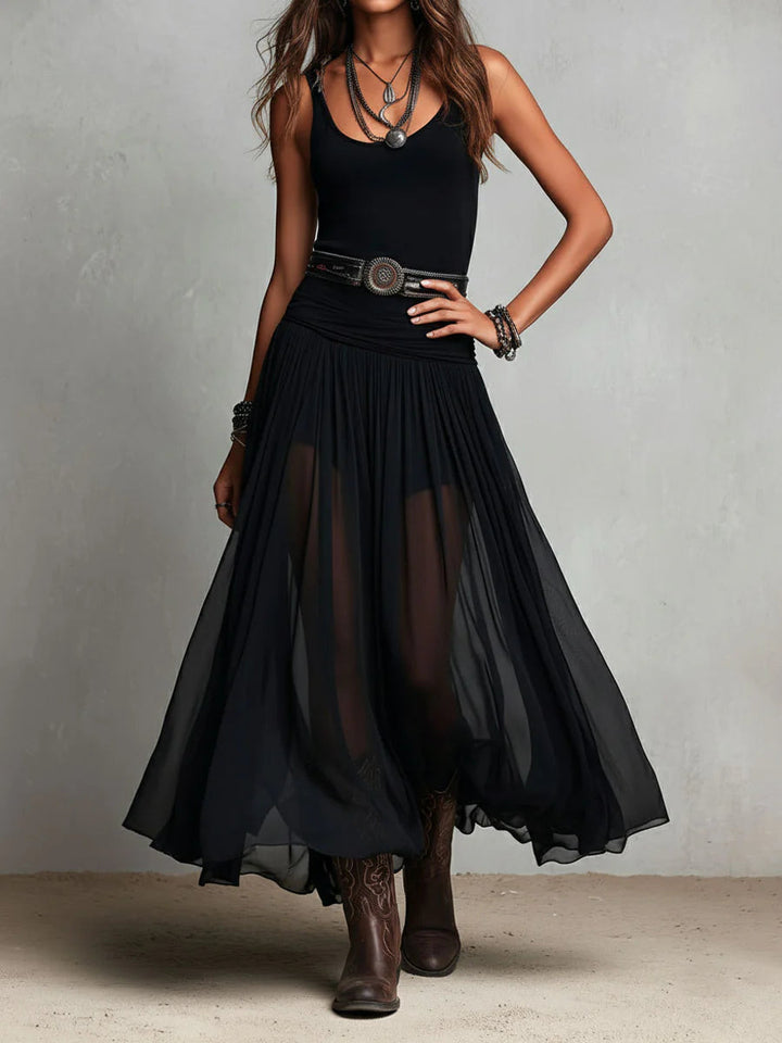 Cressina - Luftig-zartes Maxikleid