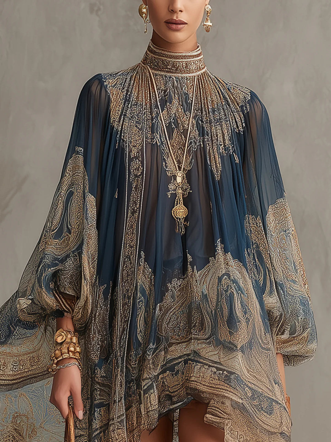 Alessia - Luftiges asymmetrisches Kleid