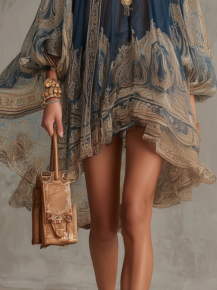 Alessia - Luftiges asymmetrisches Kleid
