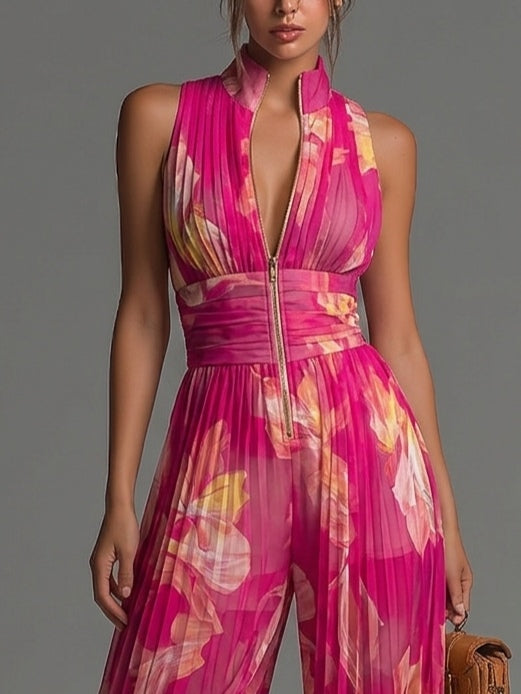 Odessa - Weitbeiniger Jumpsuit mit Soft-Touch-Finish