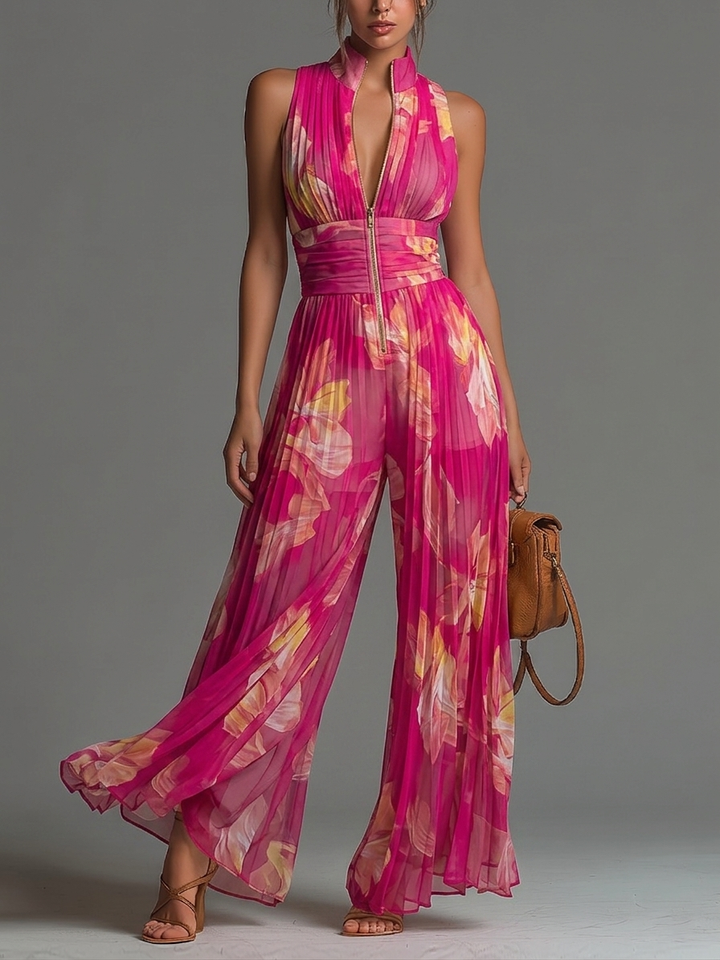 Odessa - Weitbeiniger Jumpsuit mit Soft-Touch-Finish