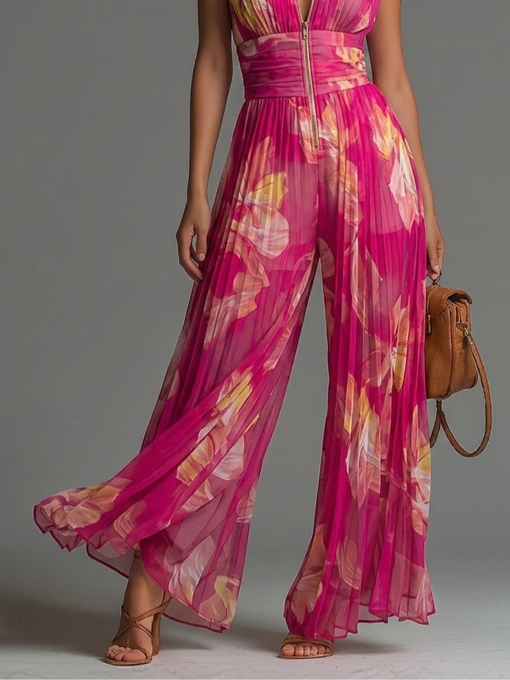 Odessa - Weitbeiniger Jumpsuit mit Soft-Touch-Finish
