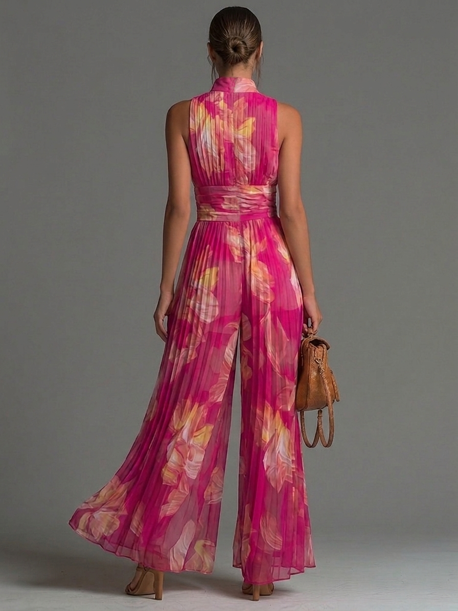 Odessa - Weitbeiniger Jumpsuit mit Soft-Touch-Finish
