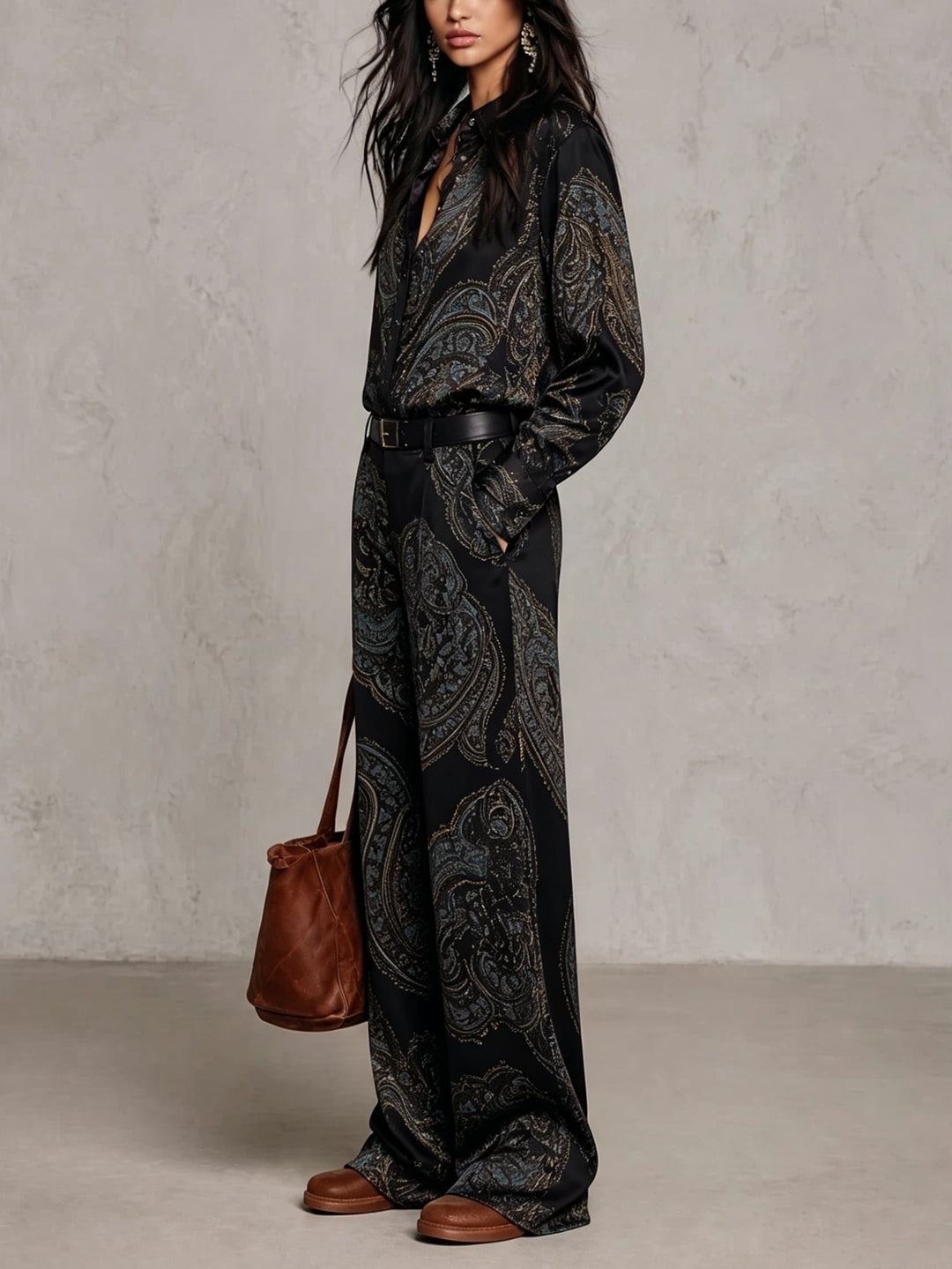 Lorelei - Seidiger Paisley-Zweiteiler