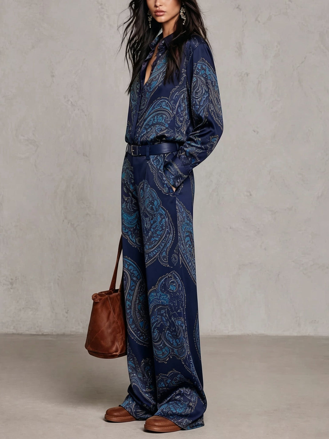 Lorelei - Seidiger Paisley-Zweiteiler