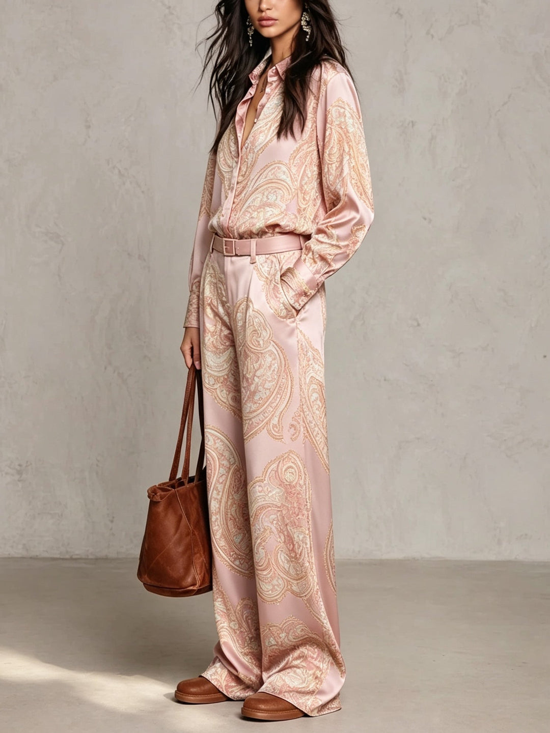 Lorelei - Seidiger Paisley-Zweiteiler