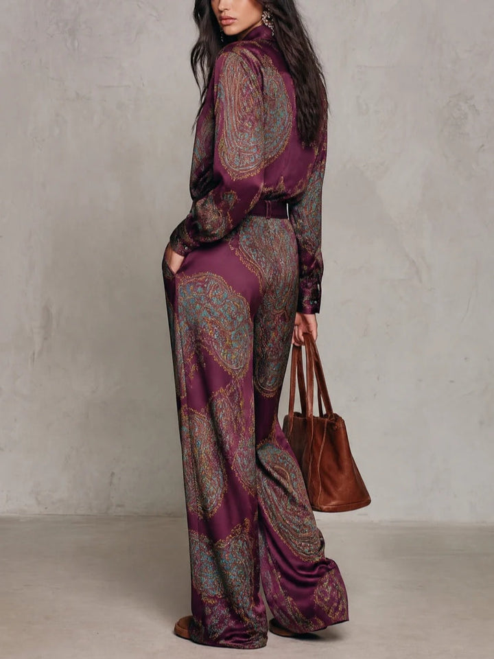 Lorelei - Seidiger Paisley-Zweiteiler