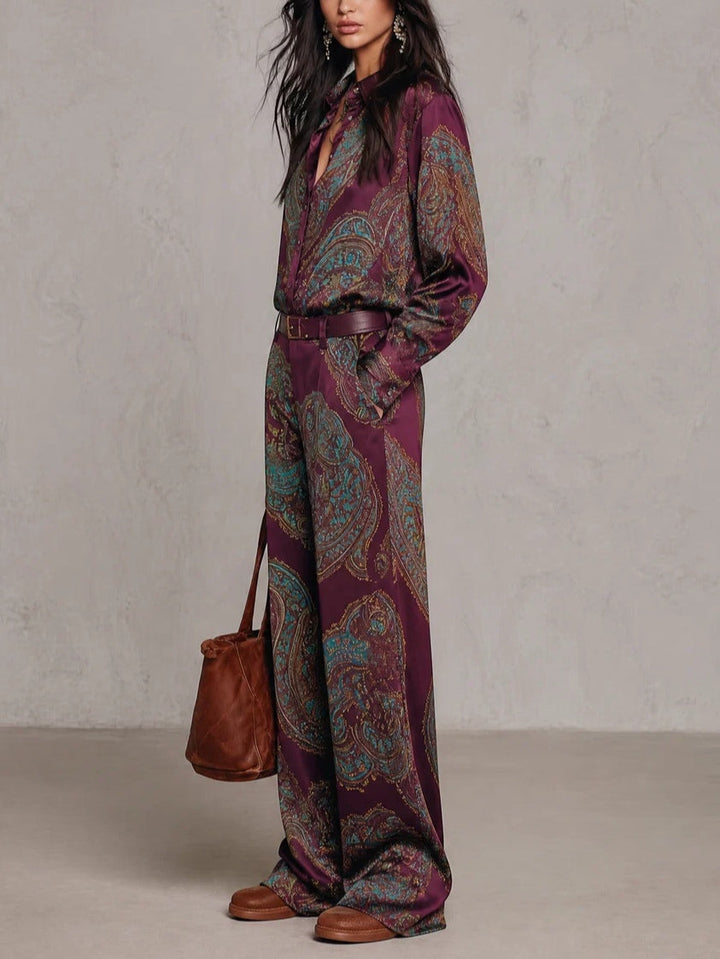 Lorelei - Seidiger Paisley-Zweiteiler