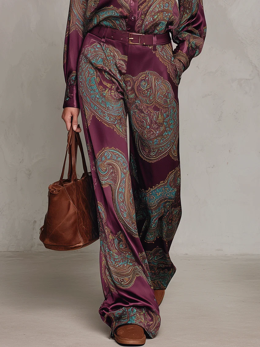 Lorelei - Seidiger Paisley-Zweiteiler