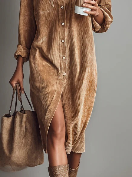 Adara - Soft-Touch-Midikleid