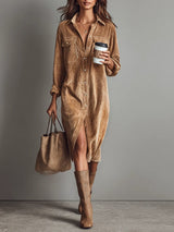 Adara - Soft-Touch-Midikleid