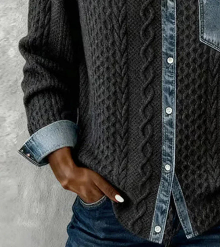 Tiralia - Strukturierter Strickpullover