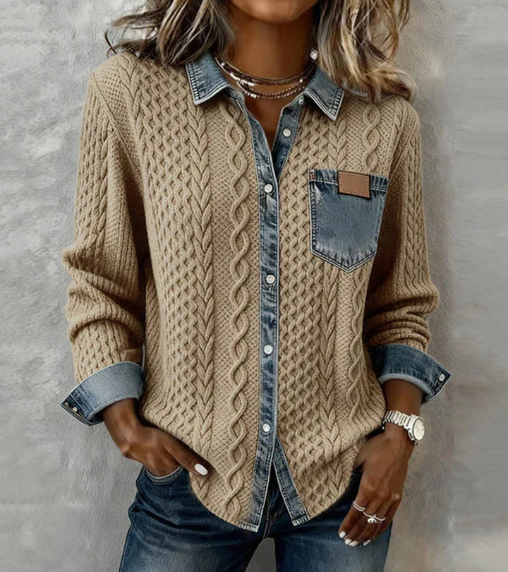 Tiralia - Strukturierter Strickpullover