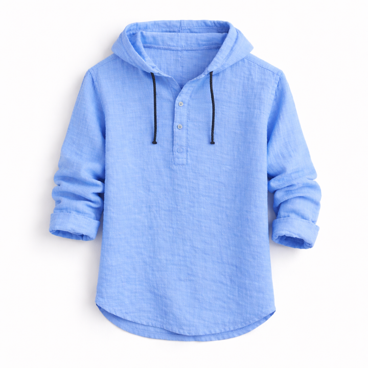Alton - Atmungsaktiver Leinen-Hoodie