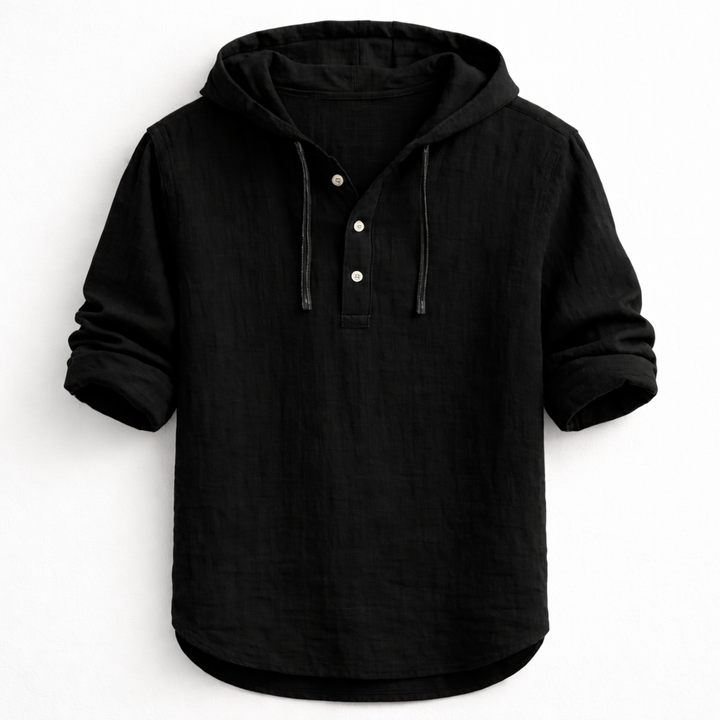 Alton - Atmungsaktiver Leinen-Hoodie