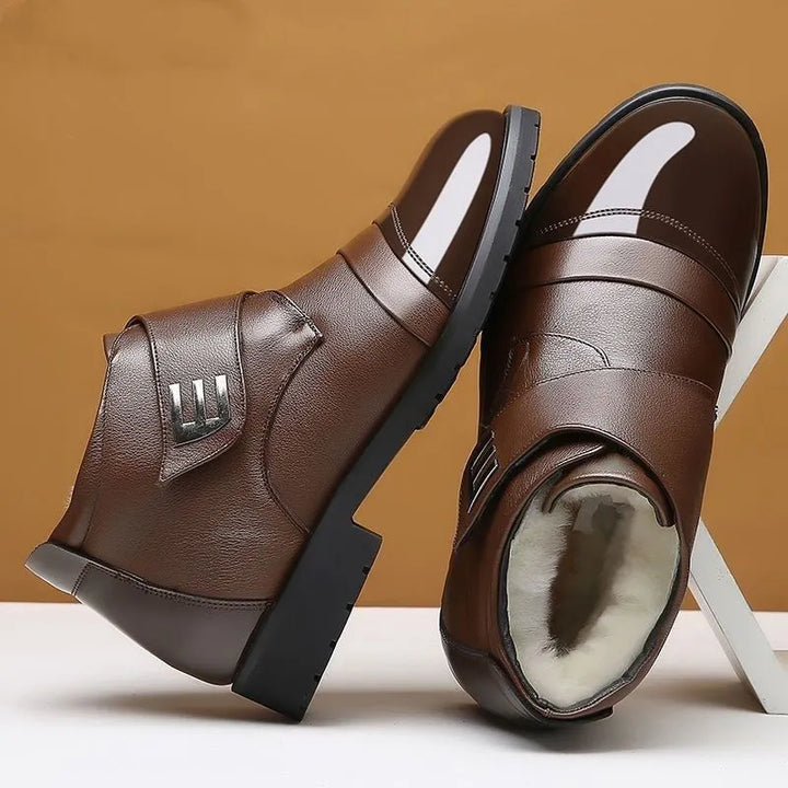 Alban - Bequeme Stiefeletten mit polierter Zehenkappe