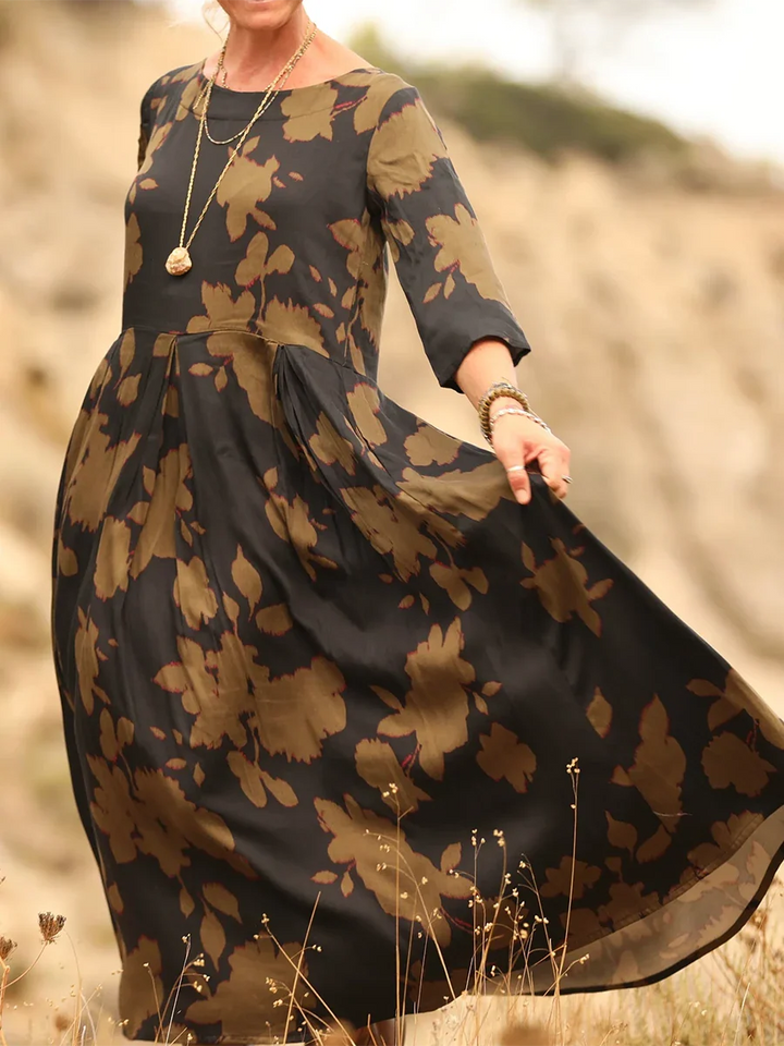 Griselda - Legeres Maxikleid mit Faltendetails