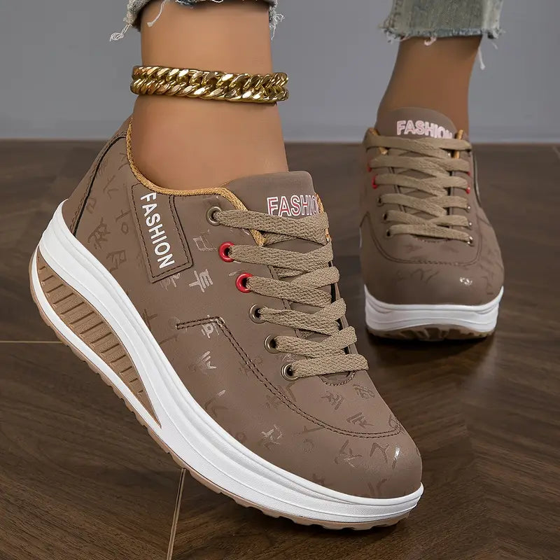 Qira - Plateau-Schnürschuhe