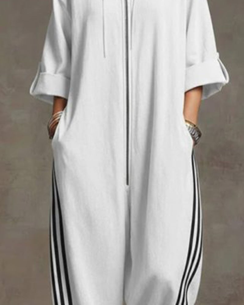 Lurelle - Jumpsuit mit Frontreißverschluss
