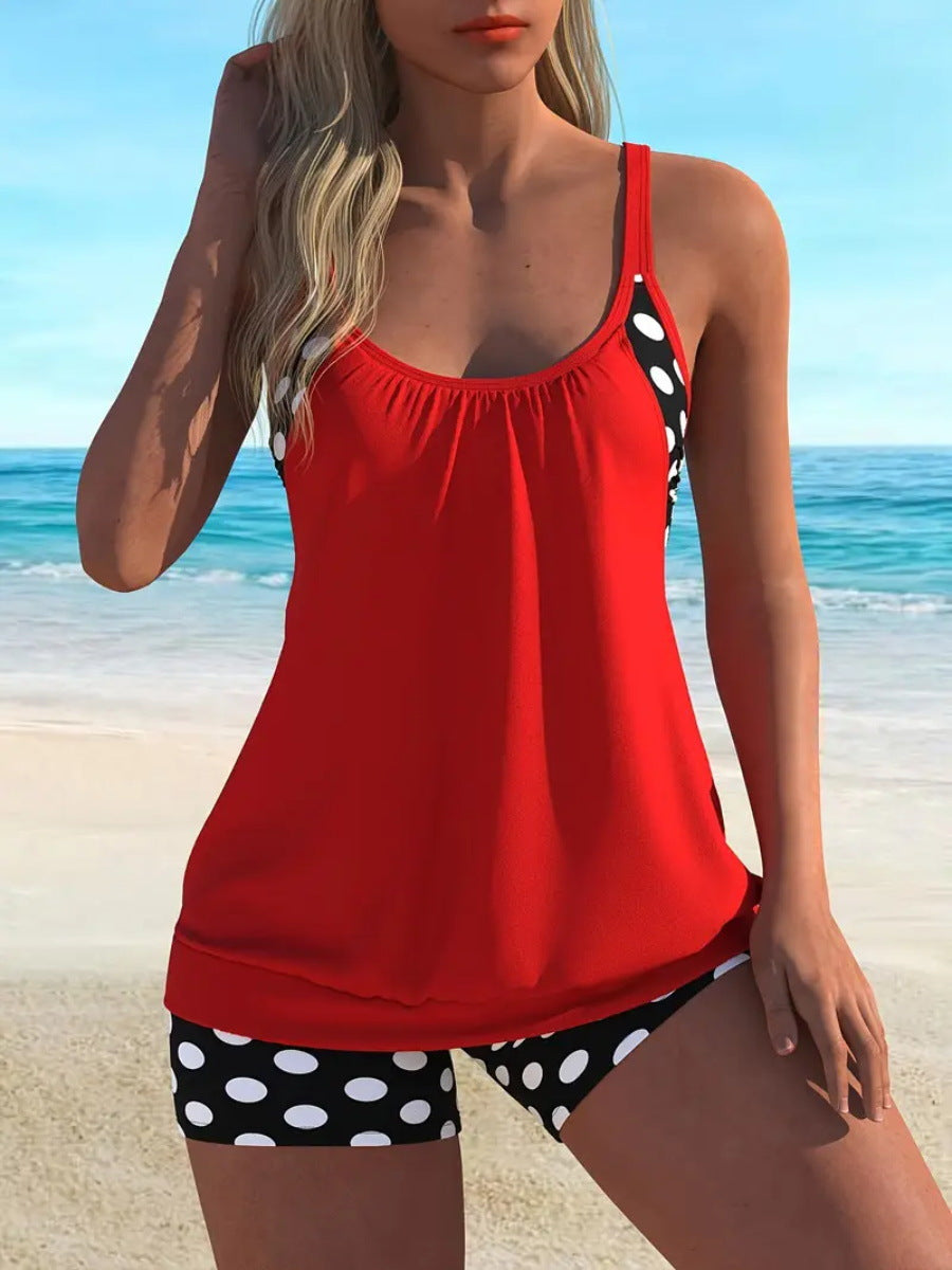 Celandine - Schnelltrocknendes Bikini-Set mit Retro-Polka-Dots