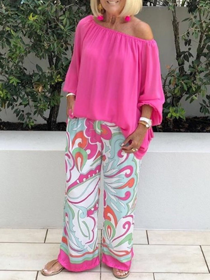 Brinette - Set aus Bluse und weiter Hose