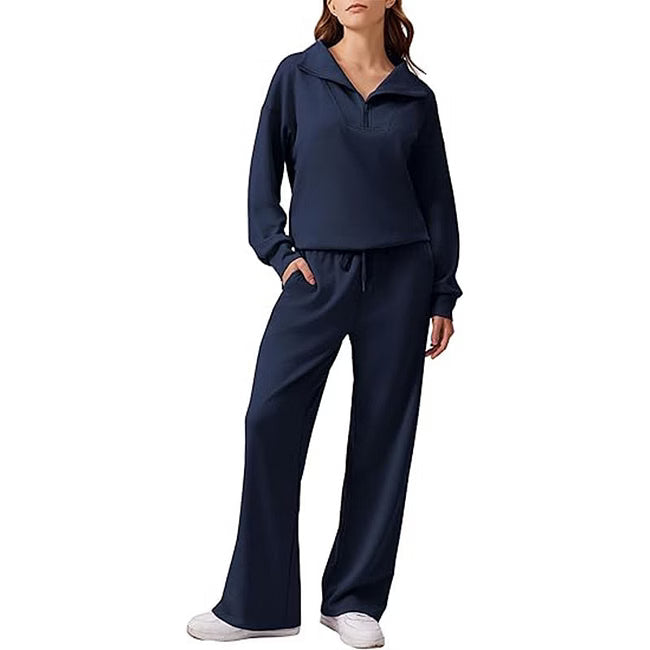 Maud - Locker geschnittener Half-Zip-Zweiteiler