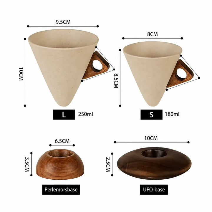 Mabel - Konische Premium-Kaffeetasse
