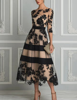 Alouessa - Elegantes Midikleid in A-Linie