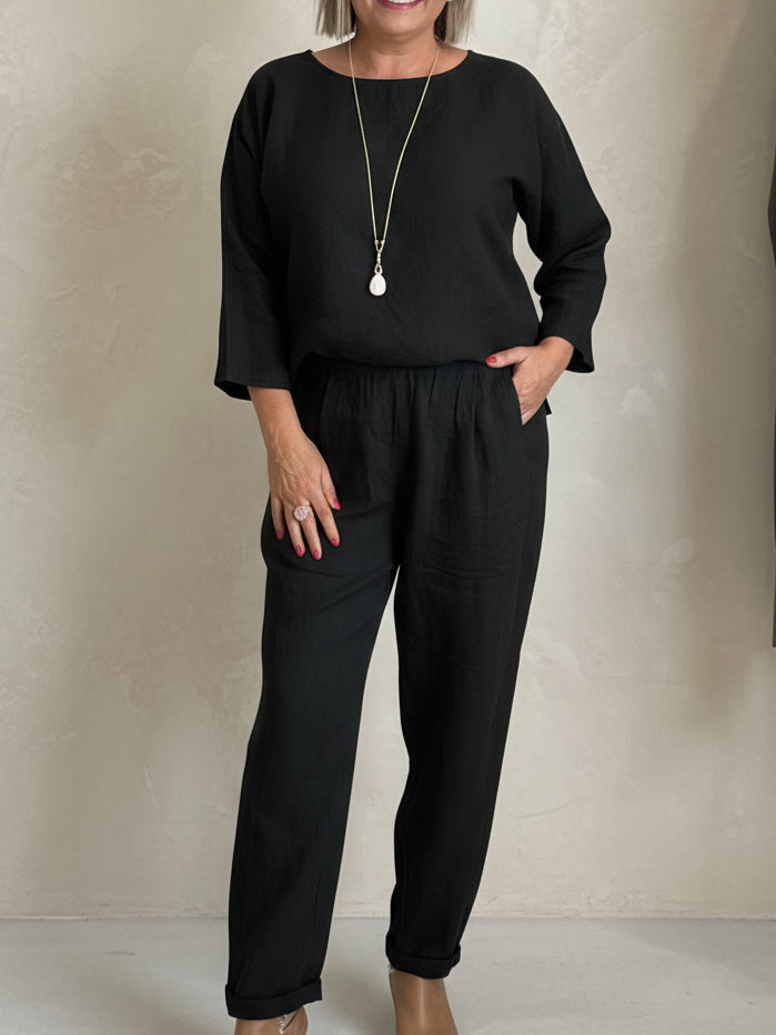 Lurei - Zweiteiliges Premium-Set aus Leinen