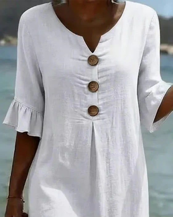 Jonquil - Freizeitkleid mit Knopfleiste vorn