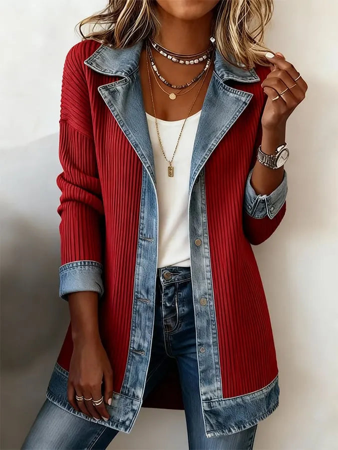 Zyrelle - Legerer Strickcardigan mit Knopfleiste