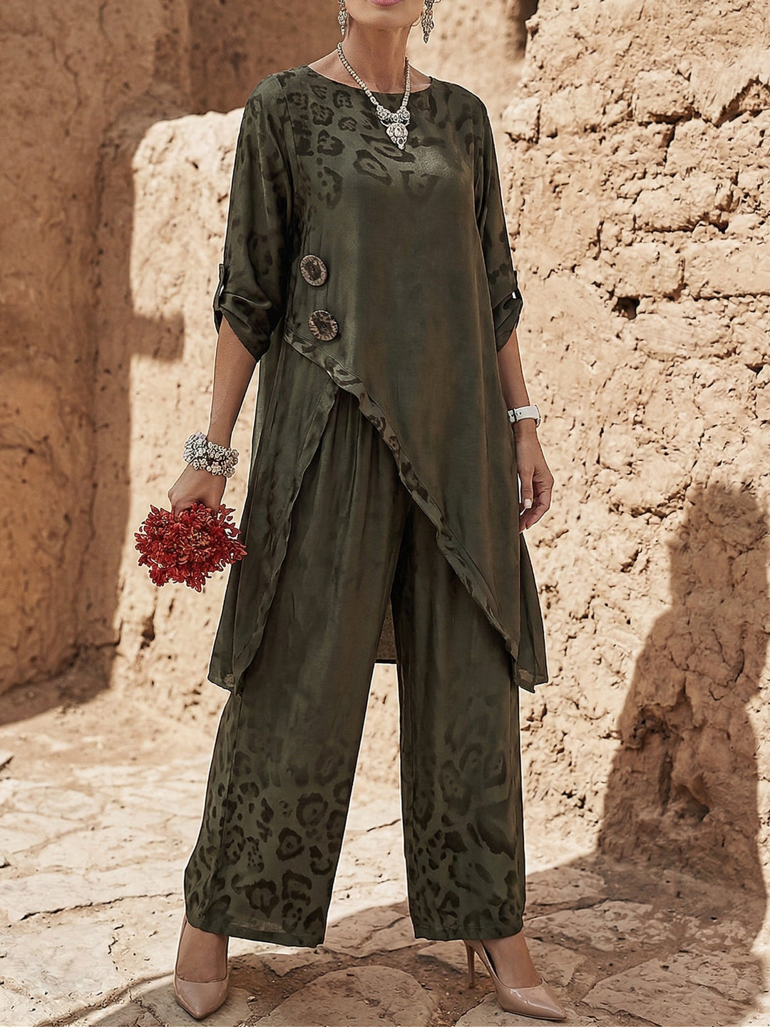 Gwynda - Soft-Touch-Set aus Oberteil und Hose