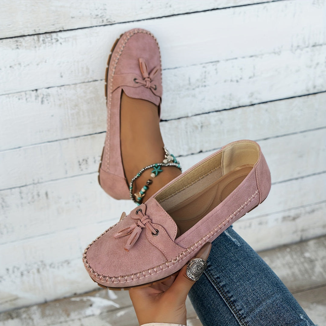 Stella - Gepolsterter Quasten-Loafer