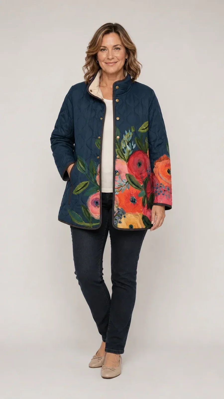Valeska - Steppjacke mit Soft-Touch-Finish