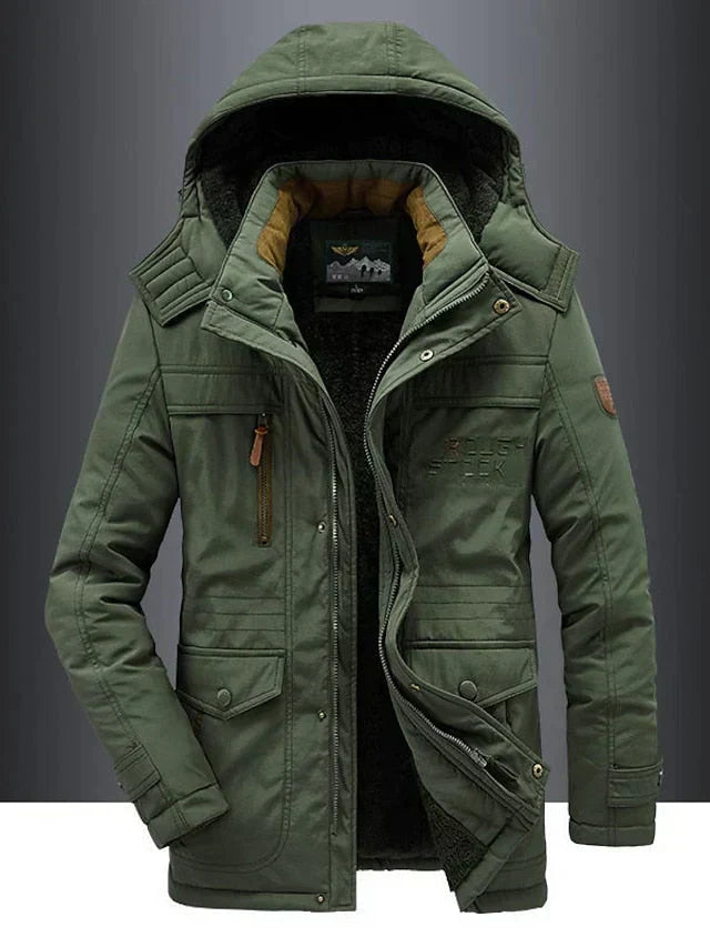 Lasse - Langjacke mit Kapuze