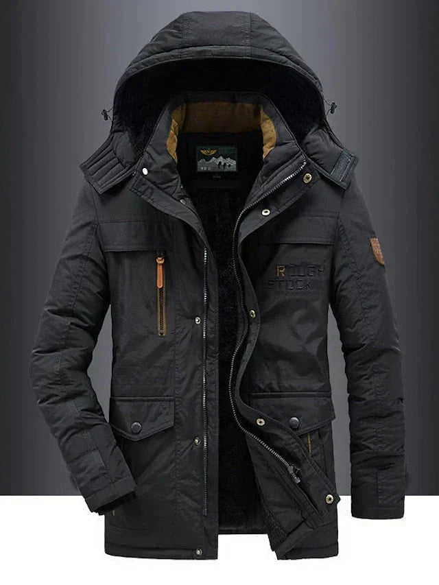 Lasse - Langjacke mit Kapuze