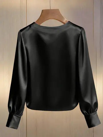 Avara - Elegante perlenbesetzte Bluse