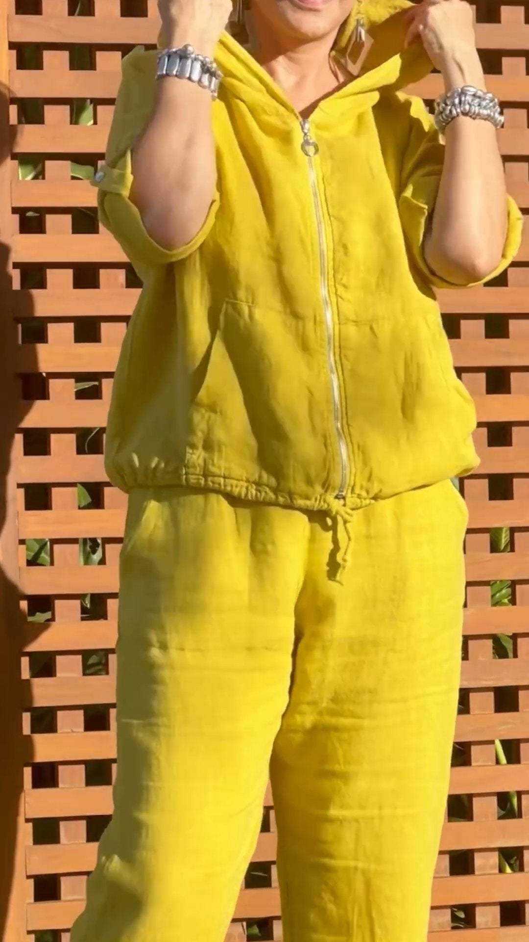 Florina - Set aus Hoodie mit Reißverschluss und Hose