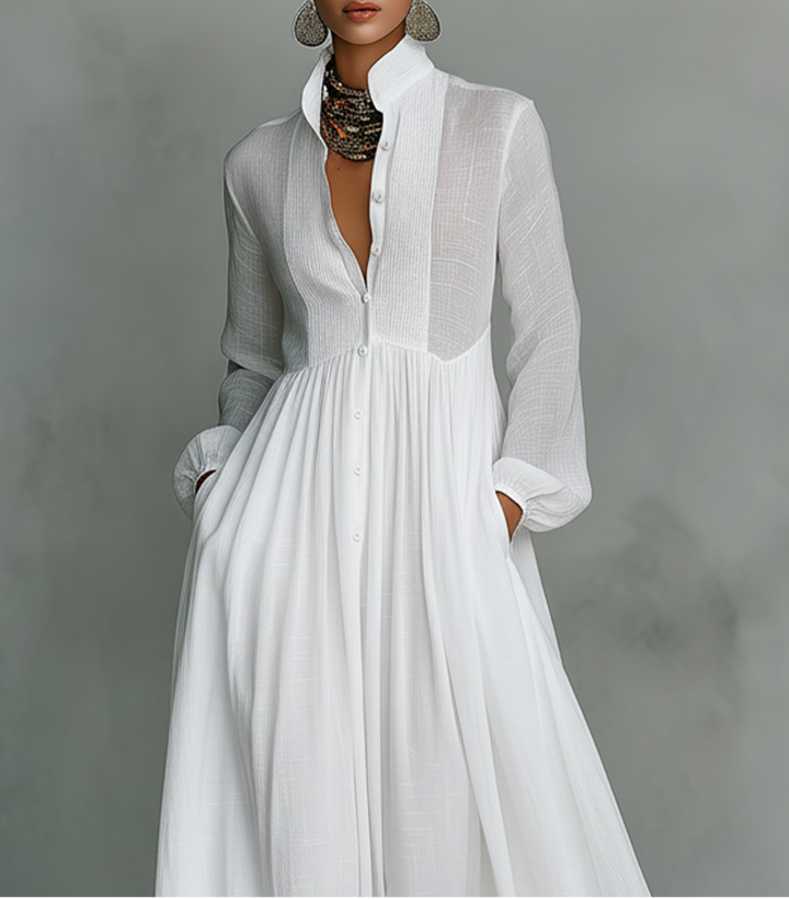 Hina - fließendes Maxikleid