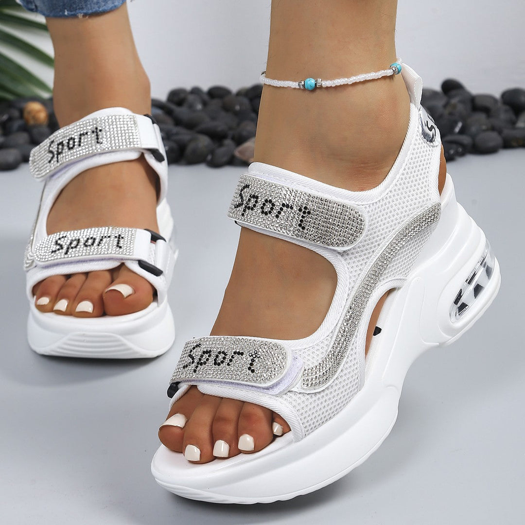 Marzena - Sportliche Plateau-Sandalen