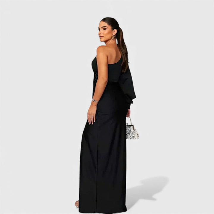 Ellivia - Weiches One-Shoulder-Abendkleid