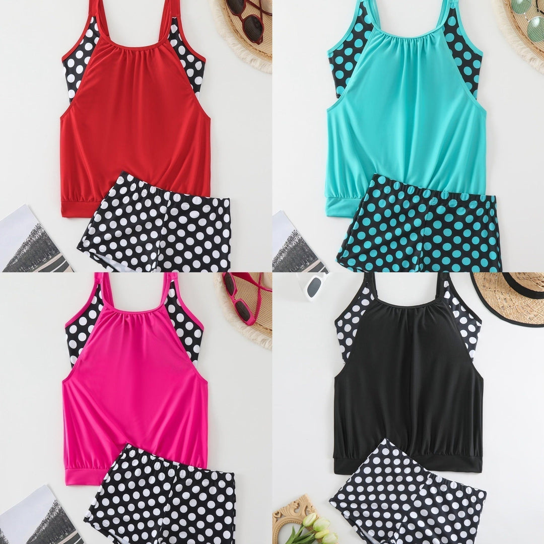Celandine - Schnelltrocknendes Bikini-Set mit Retro-Polka-Dots