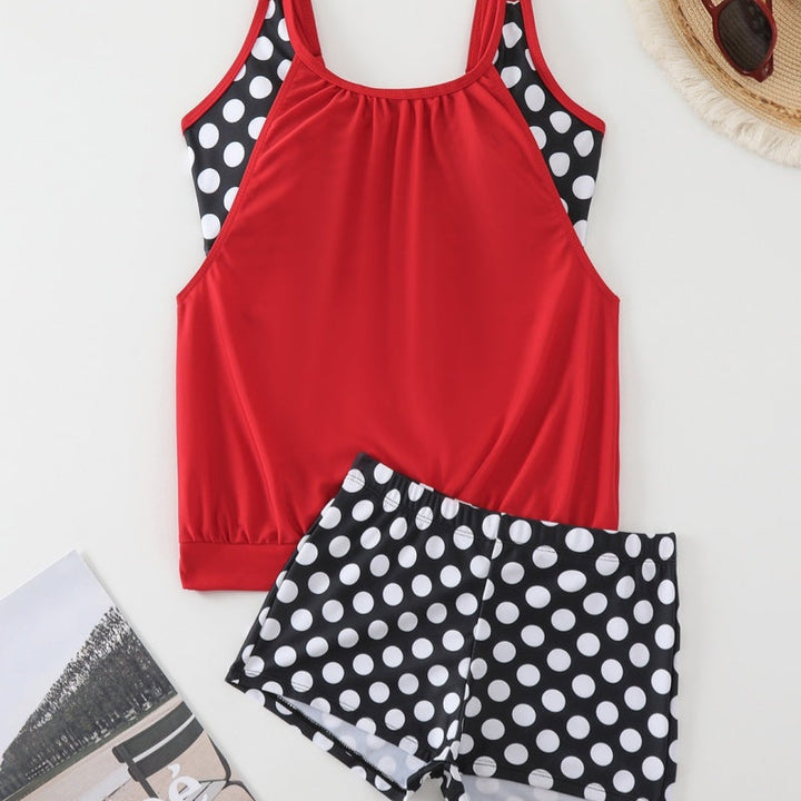 Celandine - Schnelltrocknendes Bikini-Set mit Retro-Polka-Dots