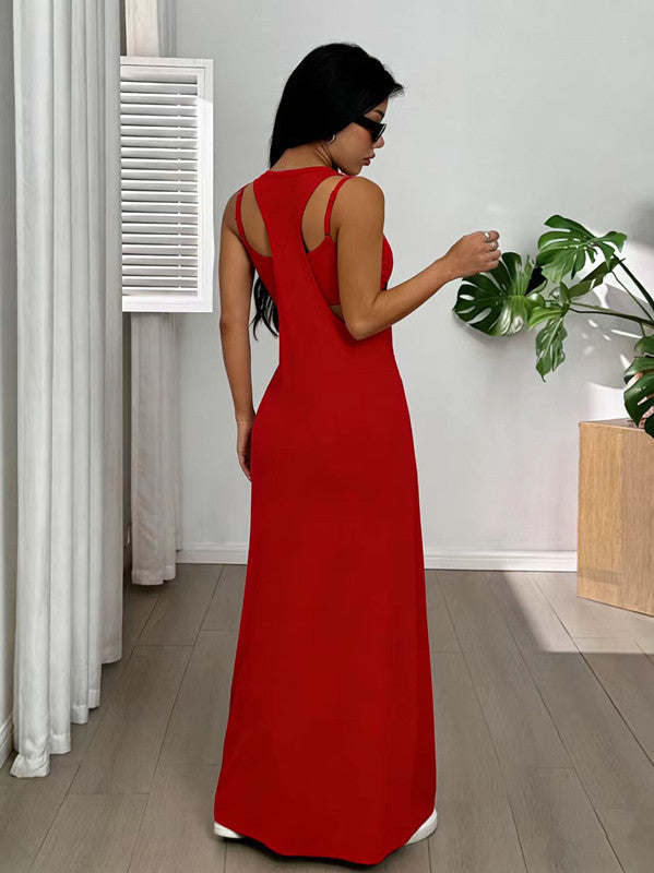 Evania - Lagenlook-Maxikleid-Set