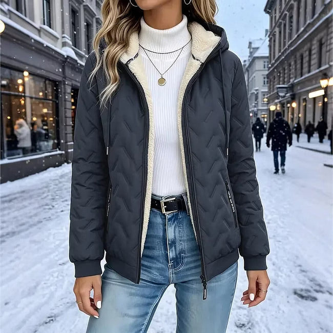 Beata - Weicher Zip-Hoodie