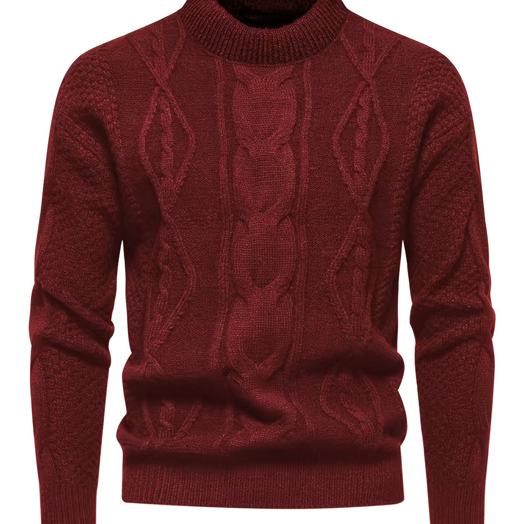 Kael - Strickpullover mit Stehkragen