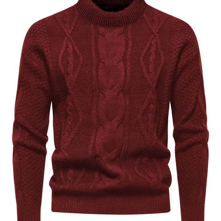 Kael - Strickpullover mit Stehkragen
